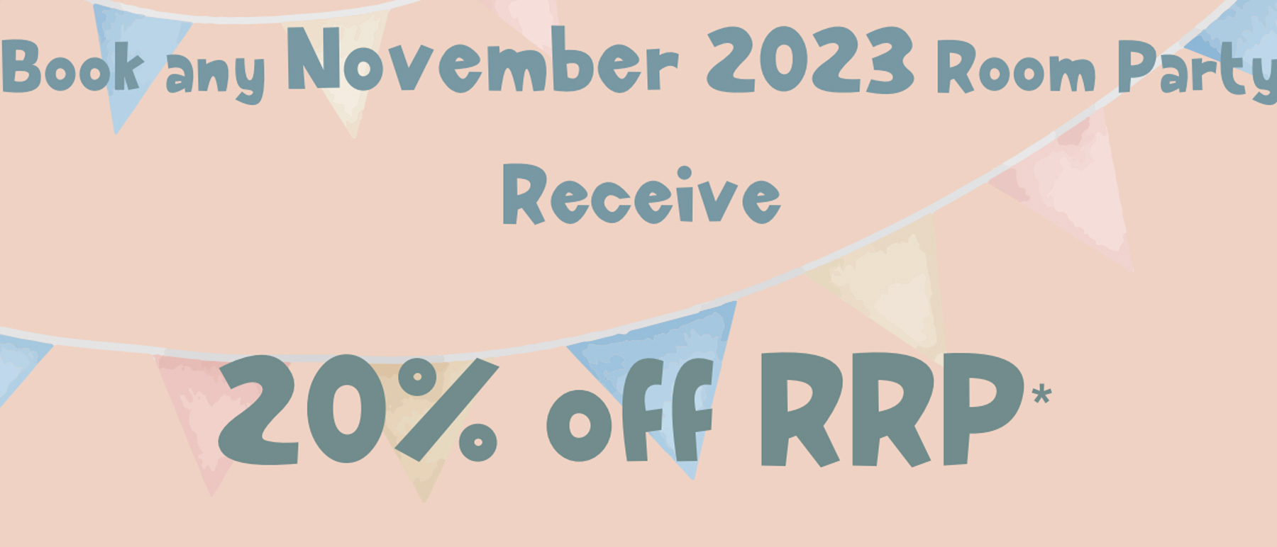Vitaland – November Party Room Booking Sale