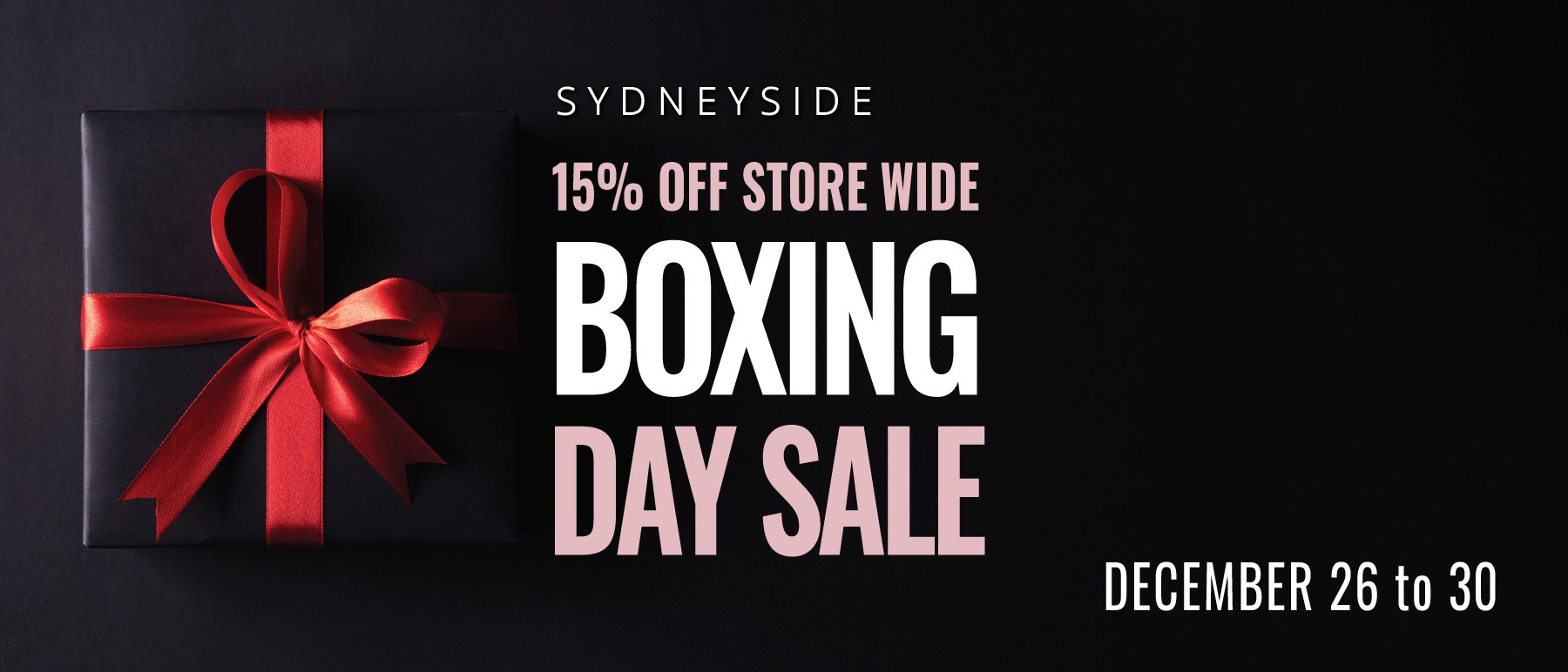 Sydneyside Boxing Day Sale