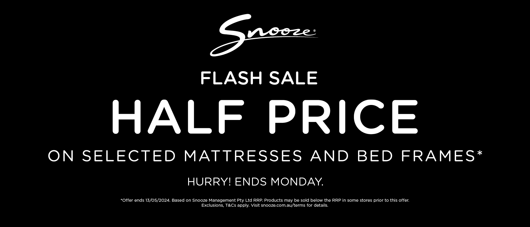 Snooze Flash Sale – May 2024