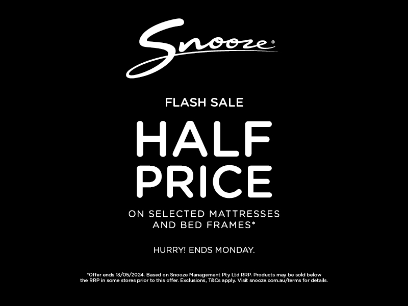 Snooze Flash Sale - May 2024