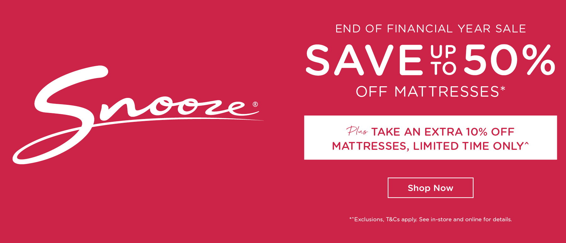 Snooze EOFY sale