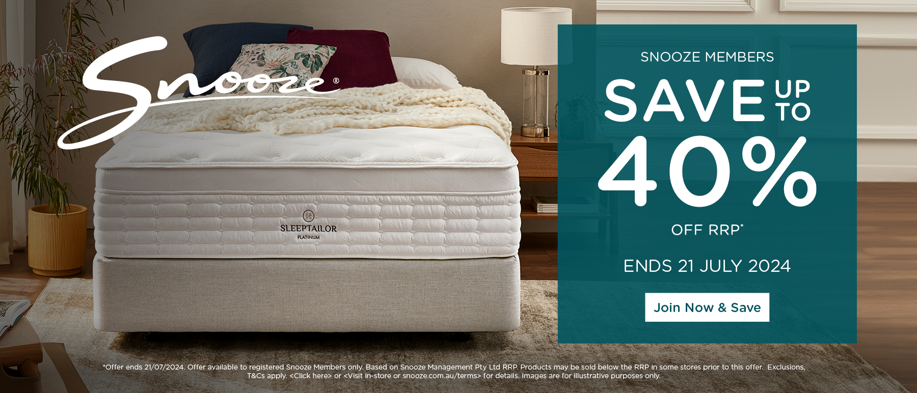 Snooze Members Sale