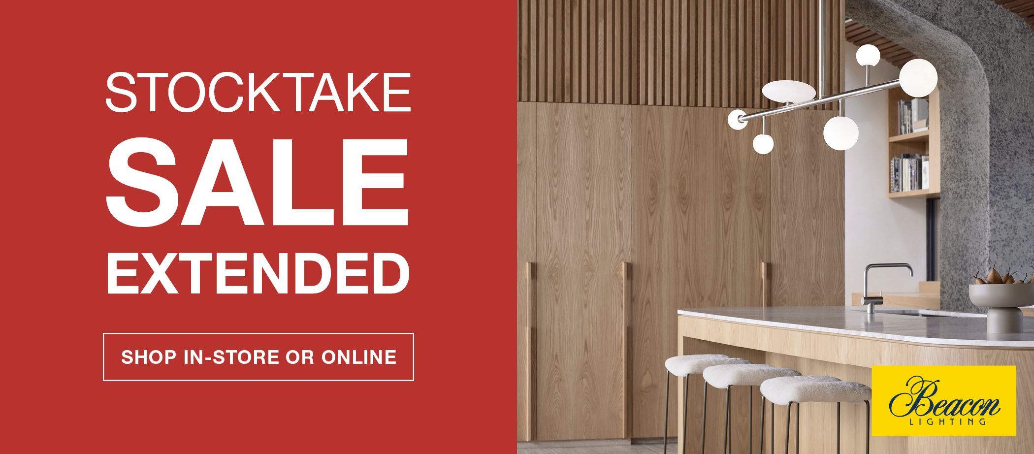 Beacon Lighting Stocktake Sale