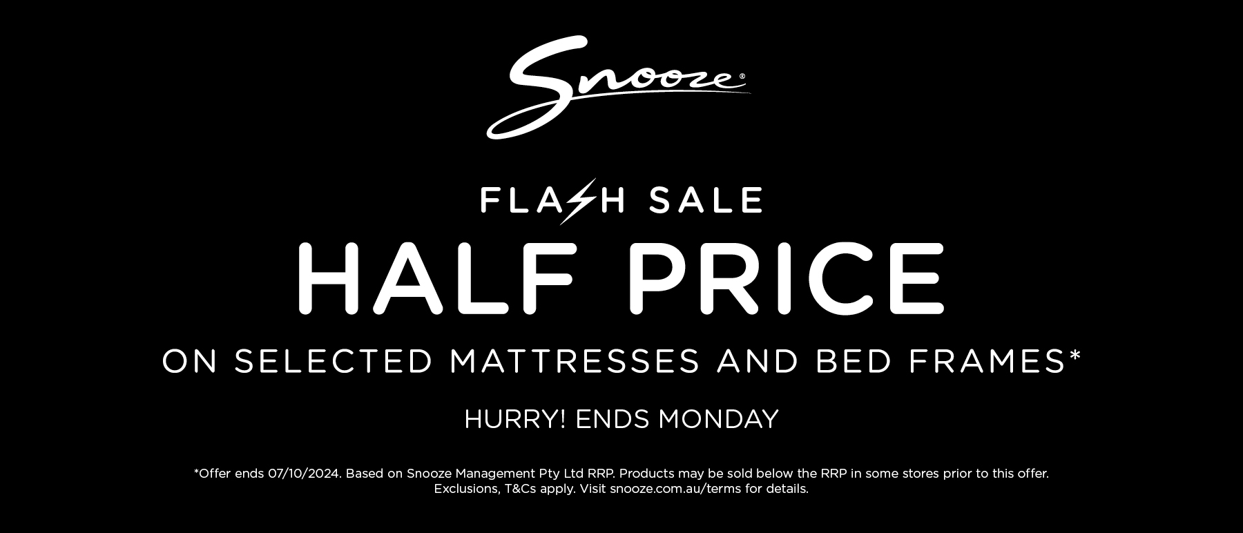 Snooze Flash Sale