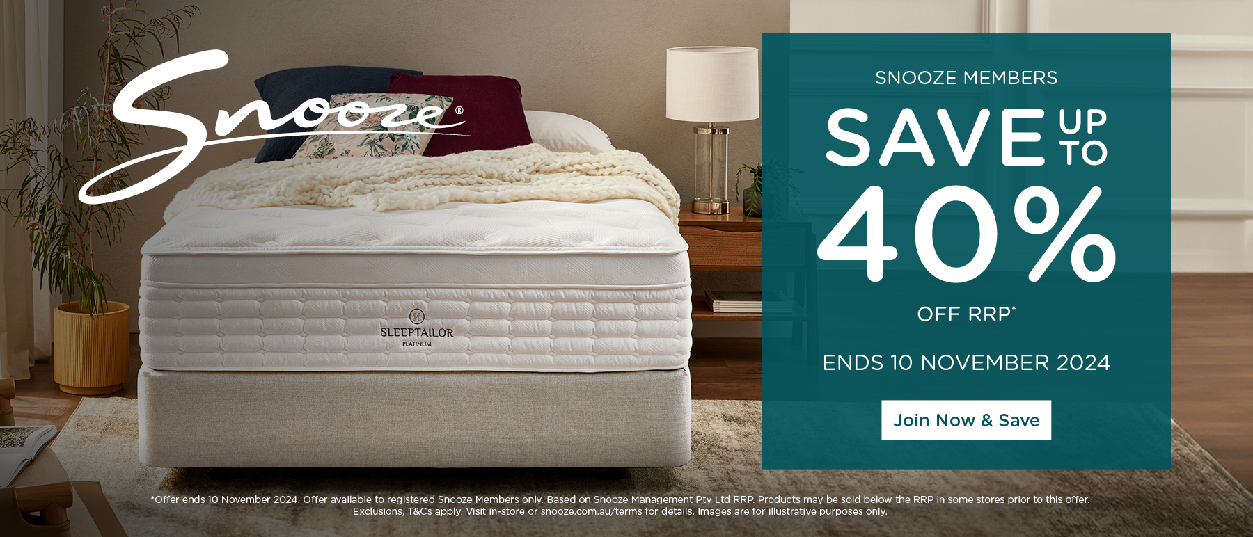 Snooze Members sale