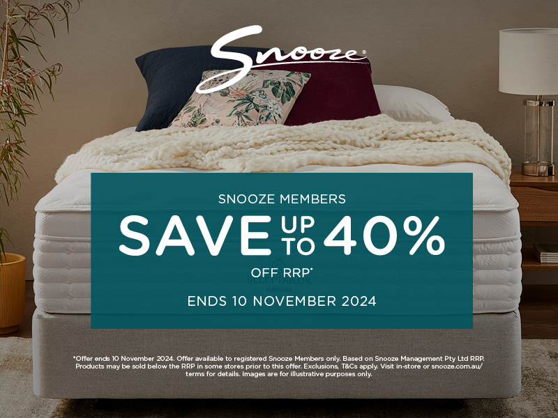 Snooze Members sale