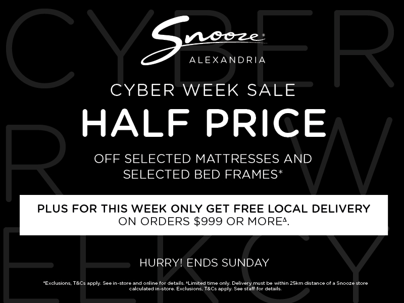Snooze Cyber Week Sale