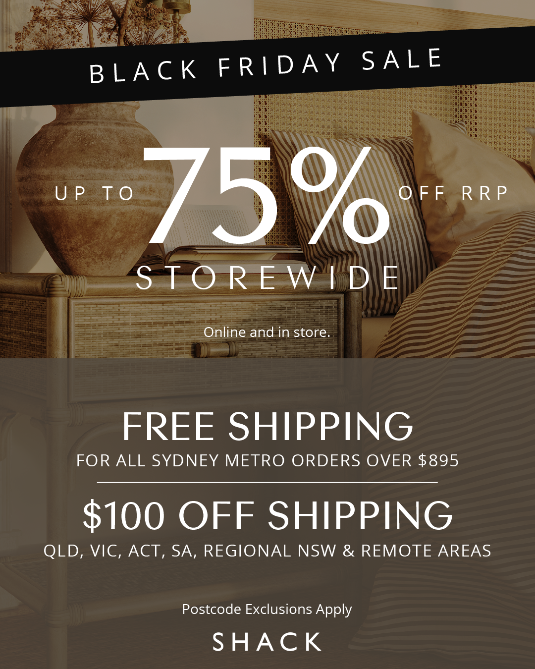 Shack Black Friday sale