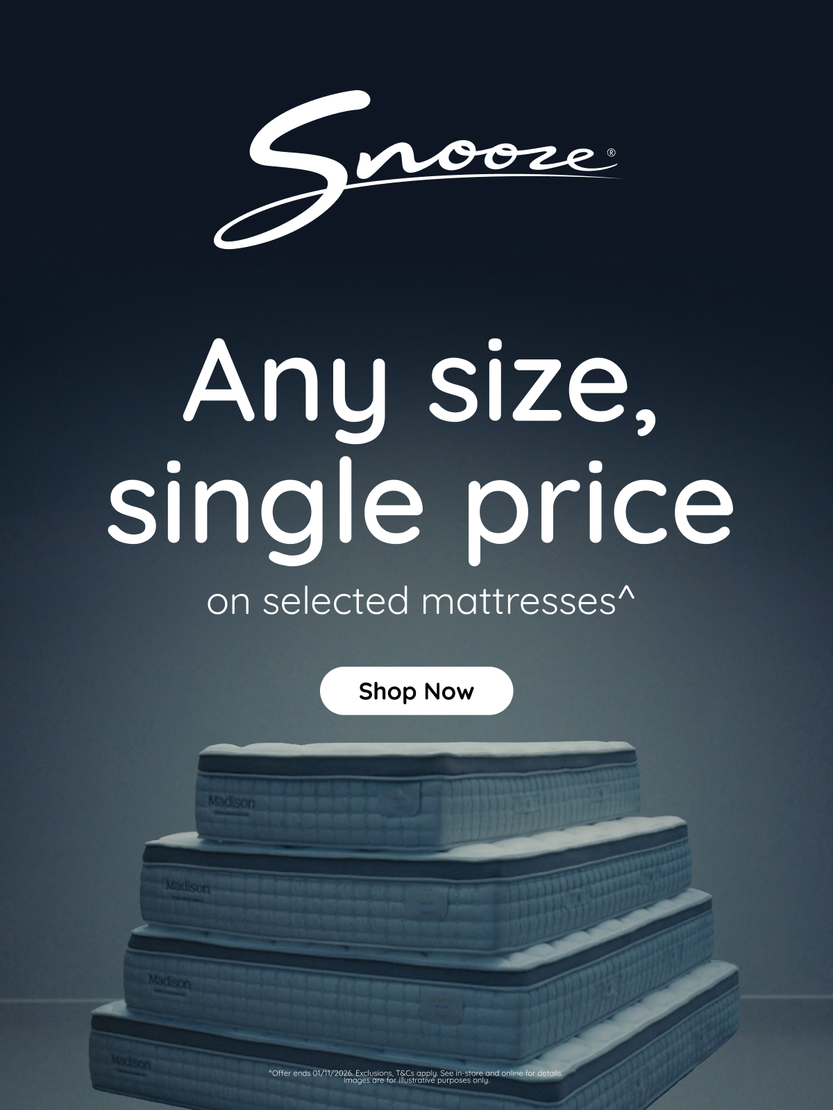 Snooze, Any Size Campaign
